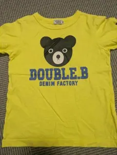 DOUBLE.B クマプリント Tシャツ 120