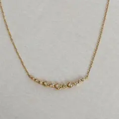 【agete】K18 ダイヤモンドネックレス⟡.*