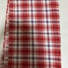 長期保管品　90cm巾　チェック柄サッカー生地　1.2m