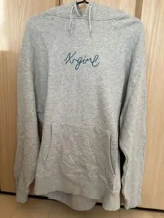 ひまわり様専用　X-girl スウェットパーカー　グレーM