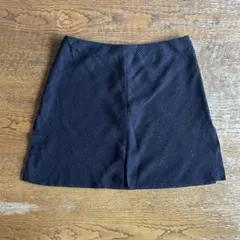 Karl Lagerfeld レイヤードスリットスカート黒 フランス製