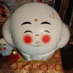 能面師 羽生光長 作】彩色木彫狂言面「乙」「お多福/おかめ」能面 神楽