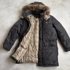 ✨極美品 ✨バーバリーブラックレーベル ノバチェック ダウンジャケットホースロゴ