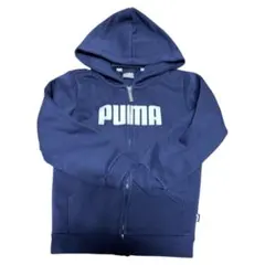 PUMA ネイビー フード付きトレーナー