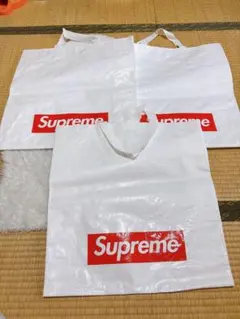 Supreme エコバッグ 3枚セット ホワイト