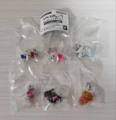 新品未開封 ハローキティ めじるしアクセサリー コンプ コンプリート 6点セット