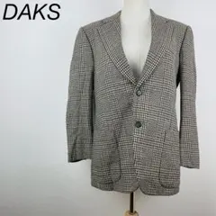 DAKS グレンチェック テーラードジャケット 日本製 ウール 秋冬 英国調のサムネイル