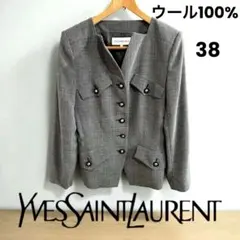 ノーカラージャケット テーラードジャケット