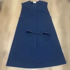 NANO UNIVERSE ネイビー ノースリーブ ワンピース