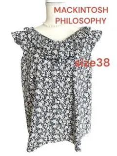 mumu 様専用♦︎J美品マッキントッシュフィロソフィー　小花柄　フリル　ノースM