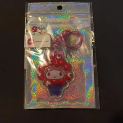 マイメロ　ミャクミャク　ぷっくり　キーホルダー
