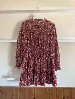 ザラ　ZARA　フラワー柄　ワンピース　チュニック　花柄　L