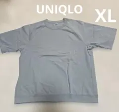 ユニクロ UNIQLO ラグランスリーブTシャツ　XL ブルー