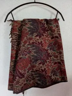 【最終値下】ボタニカルパターン ストール　インド製