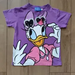 ディズニー 　デイジー　ダック Tシャツ 100cm