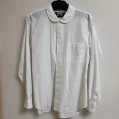 BLACK COMME des GARCONS 丸襟シャツ ホワイト Mのサムネイル