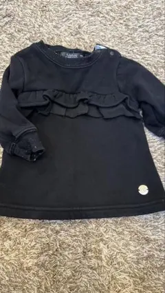 70㎝　バースデイfutafuta 裏起毛トップス　フリル