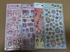 マイメロディ ドロップシール 4枚セット
