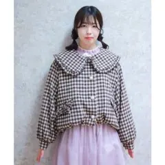 Axes femme ビッグ衿バルーン起毛ブルゾンのサムネイル