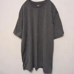 ジョージ 無地 Tシャツ クルーネック半袖 L 灰色 ポリエステル綿 普段着のサムネイル