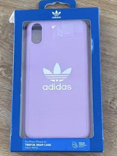 【サイズiPhoneXR_色：クリアピンクxホワイトロ ゴ】【アディダス公式ライ