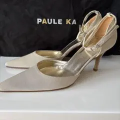 イタリア製【PAULE KA】ポールカ パンプス　37.5 24cm24.5cmのサムネイル