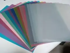 多色クリアファイル 20枚セット