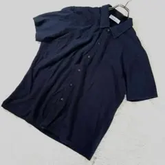 【美品】Ermenegildo Zegna ポロシャツ 半袖 ネイビー イタリアのサムネイル