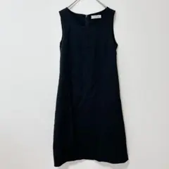 サンフォード SANFORD ロング丈ノースリーブワンピース 黒 M