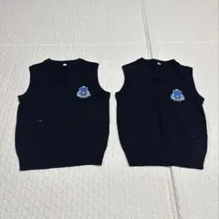 ベスト ニット 防寒 双子 幼稚園 保育園 110