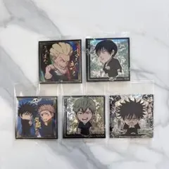 呪術廻戦 死滅回遊 にふぉるめーしょん シールウエハース 5枚 セット