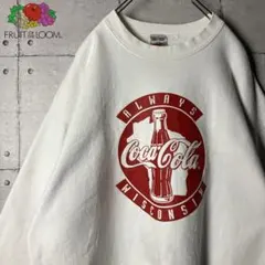 FRUIT OF THE LOOM☆コカコーラ スウェット 90’s USA製