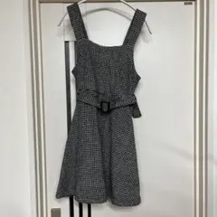 ジャンパースカート ミニワンピース