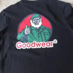Goodwear 半袖Tシャツ ブラック Sサイズ 背中プリント有りグッドウエアのサムネイル