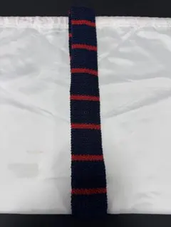 Polo by Ralph Lauren ニットタイ ネイビー 赤 ストライプ
