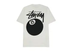 Stussy 8ボールプリント Tシャツ ホワイト