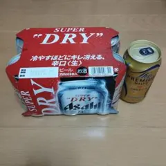 アサヒ スーパードライ サントリー プレミアムモルツ 350ml 7缶セットのサムネイル