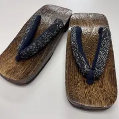 T*m様 メンズ 下駄 鼻緒 幾何学文樣 生地 ポリ100% Z015