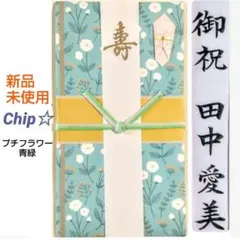 《プチフラワー　青》御祝儀袋　御祝い袋　ご祝儀袋　のし袋　金封　祝儀袋