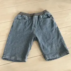 無印良品　ハーフパンツ　ストライプ　100㎝