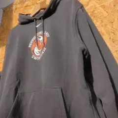 アメリカ古着　NIKE スウェットパーカー　XL ブラウン