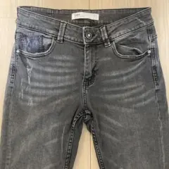 ZARA スキニーデニム グレー ウエスト約70cm