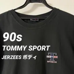 希少 90s TOMMY HILFIGER tシャツ ブラック ジャージーズのサムネイル