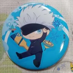 五条悟缶バッジ 呪術廻戦 ぺたん娘 片目 お正月 羽子板