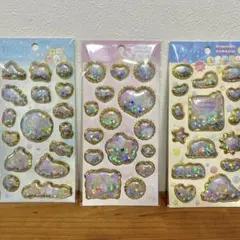 サンエックス/すみっコぐらしのキラッとぷくぷくエアーシール3点