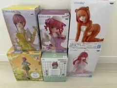 未開封　五等分の花嫁　中野一花　中野二乃　中野五月　中野四葉フィギュアまとめ売り