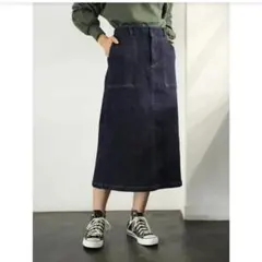 値下げ！新品　アメリカンホリック　デニムフロントポケットつきタイトスカート　M