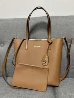 美品　マイケルコース　ブラウン　バッグ　ショルダーバッグ　ハンドバッグ