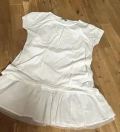 earth music & ecology ホワイトTシャツ チュール