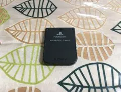 PS1　プレイステーション1用　ソニー純正　メモリーカード　ブラック